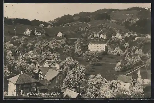 AK Walzenhausen-Platz, Ortsansicht aus der Vogelschau