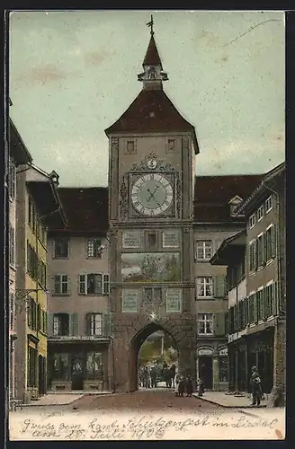 AK Liestal, Blick durch das Oberthor