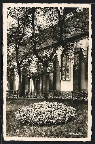 AK Riehen, Garten an der Kirche