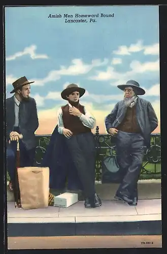 AK Lancaster, Pa., Amish Men Homeward Bound