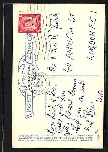 Künstler-AK Donald McGill: Have you any postcards suitable to send...