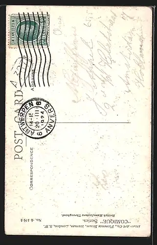 Künstler-AK Donald McGill: Are you looking for a Husband?