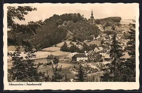 AK Schauenstein, Teilansicht vom Hügel aus