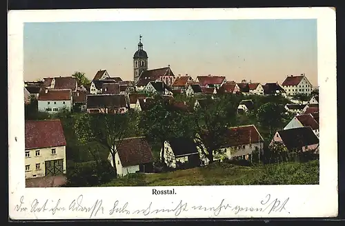 AK Rosstal, Teilansicht mit Kirche