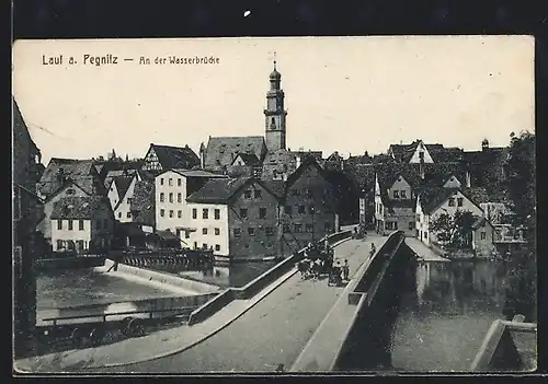 AK Lauf a. Pegnitz, An der Wasserbrücke