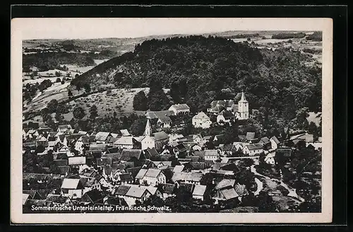 AK Unterleinleiter, Panorama aus der Vogelschau