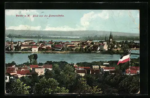 AK Werder, Blick von der Bismarckhöhe