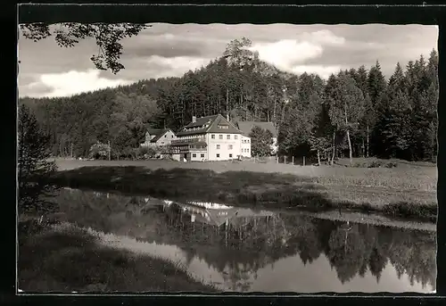AK Waischenfeld (Fränkische Schweiz), Gasthaus und Pension Pulvermühle, Inh. Joh. Bezold