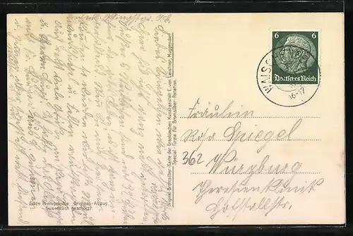 AK Waischenfeld /Fränkische Schweiz, Panorama vom Richard Wagnerfels