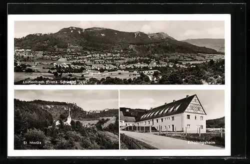 AK Leutenbach / Fränk. Schweiz, St. Moritz, Erholungsheim, Totalansicht