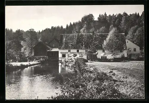 AK Beratzhausen /Opf., Cafe Friesenmühle im Laabertal