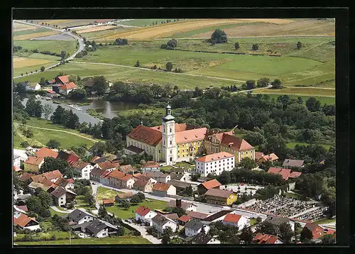 AK Walderbach, Das Kloster aus der Vogelschau