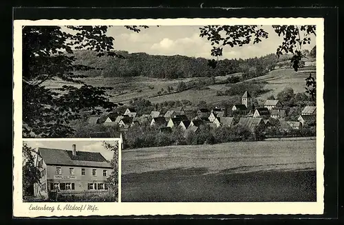 AK Entenberg, Gasthaus, Gesamtansicht