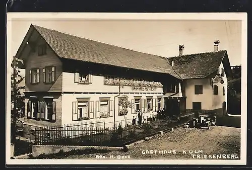AK Triesenberg, Gasthaus Kulm, Bes. H. Beck