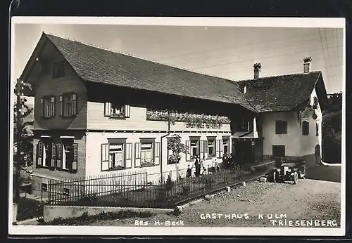 AK Triesenberg, Gasthaus Kulm, Bes. H. Beck
