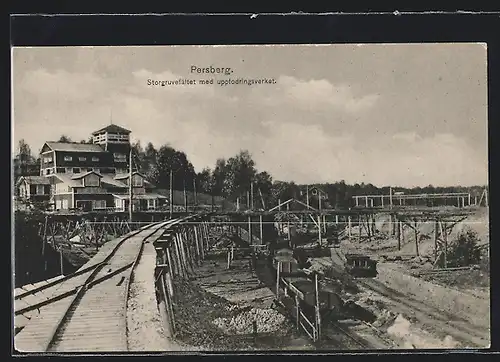 AK Persberg, Storgruvefältet med uppfodringsverket
