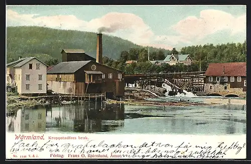 AK Kroppstad /Wärmland, Kroppstadfors bruk