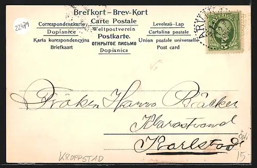 AK Kroppstad /Wärmland, Kroppstadfors bruk