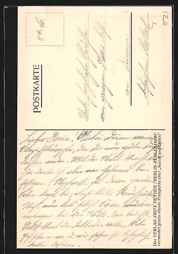 Künstler-AK Otto Ubbelohde: Säemann