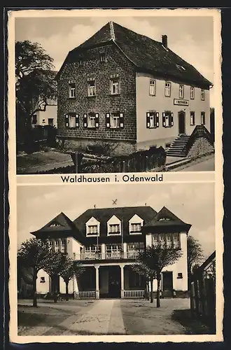 AK Waldhausen i. Odenwald, Pension und Erholungsheim, Caritasheim