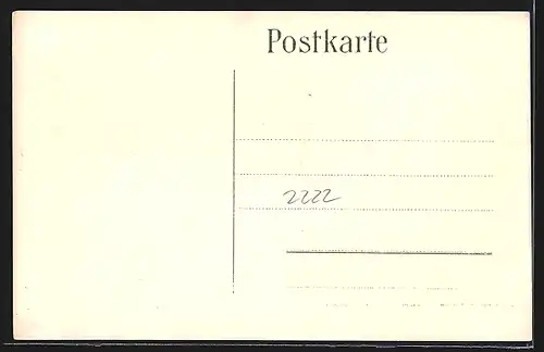 Lithographie Heidingsfeld, Gasthaus Capitelshof, Panorama