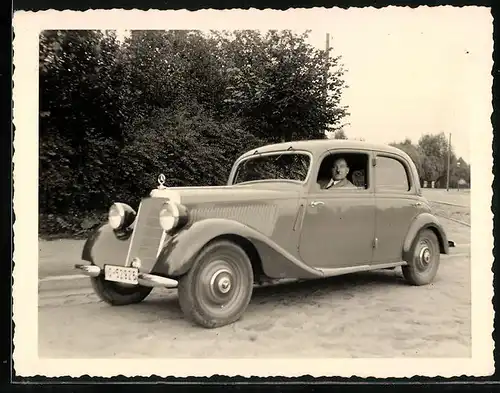 Fotografie Fritz Kimm, Königsberg i. Pr., Auto Mercedes Benz in Bad Pyrmont 1939