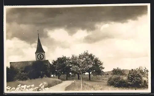 AK Kilchberg, Feldweg zur Kirche