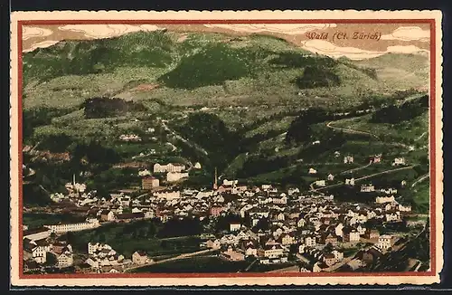 AK Wald, Ortsansicht im Tal