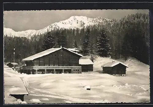AK Davos-Dorf, Sprecher-Haus im Schnee