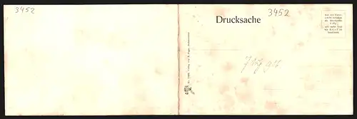 Klapp-AK Bodenwerder a. Weser, Panorama nach Merian