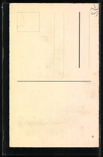 AK Zwerg bläst die Fanfare, Kleines Kind mit Glückskleeblatt, Neujahresgrüsse