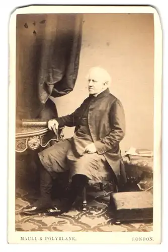 Fotografie Maull & Polyblanke, London, Portrait Joseph Cotton Wigram, Bischof von Rochester