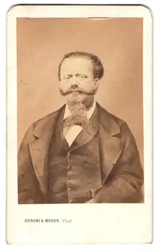 Fotografie Duroni & Murer, Paris, Portrait Viktor Emanuel II., König von Sardinien-Piemont