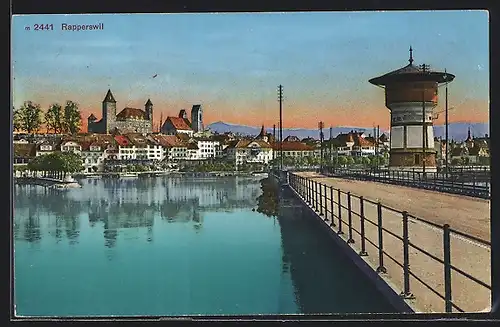 AK Rapperswyl, Teilansicht der Ortschaft