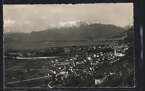AK Gordola, Panoramablick über die Ortschaft