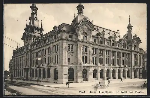 AK Bern, Hauptpost, L'Hotel des Postes