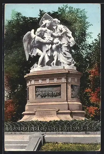 AK Basel, Strassburger Denkmal