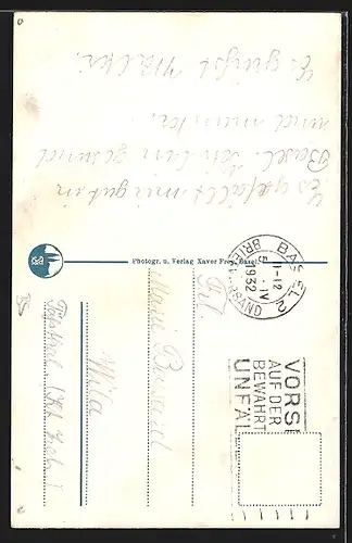 AK Basel, Blick auf die Pauluskirche