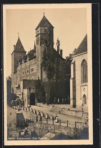 AK Rapperswil, Partie vor dem Schloss