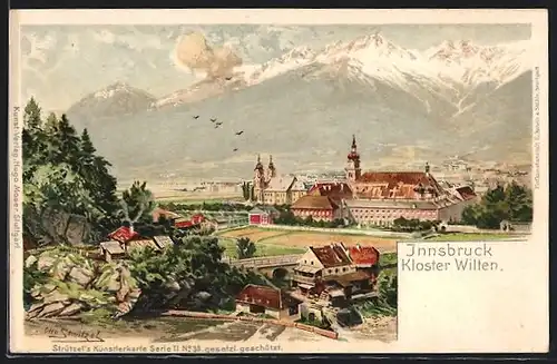Künstler-AK Otto Strützel: Innsbruck, Kloster Wilten