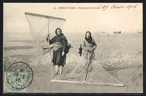 AK Berck-Plage, Pêcheuses de Crevettes