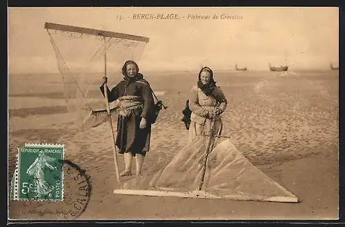 AK Berck-Plage, Pêcheuses de Crevettes
