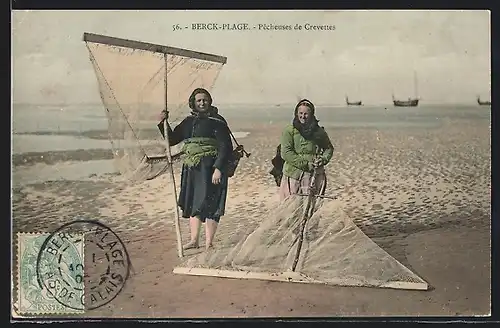 AK Berck-Plage, Pêcheuses de Crevettes