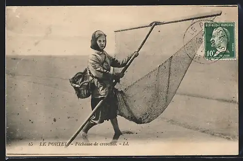 AK Le Portel, Pêcheuse de crevettes