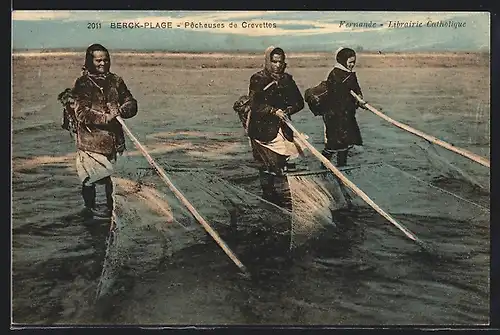AK Berck-Plage, Pêcheuses de Crevettes