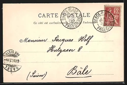 AK Berck-Plage, Pecheuses de Crevettes, Krebsfischerinnen