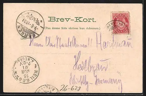 Künstler-AK Themistokles von Eckenbrecher: Sör-Fjord, Panorama mit Booten