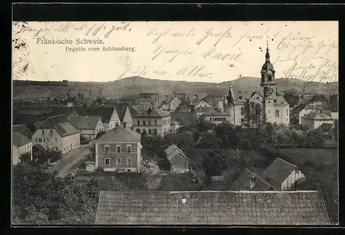 AK Pegnitz, Blick vom Schlossberg