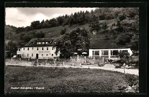 AK Mostviel /Egloffstein, Gasthof Schlossblick