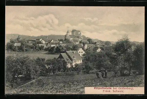 AK Hiltpoltstein bei Gräfenberg, Ortsansicht im Frühling